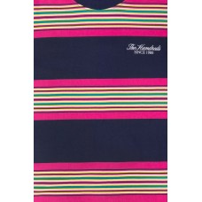 The Hundreds Pier LS Tee navy / růžové