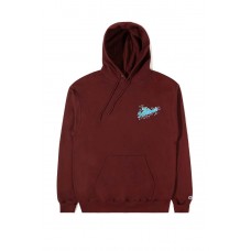 Hoodie The Hundreds Pop Slant burgundy
