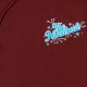 Hoodie The Hundreds Pop Slant burgundy