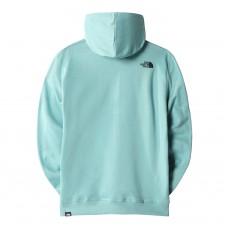 The North Face Fine Hoodie tyrkysová