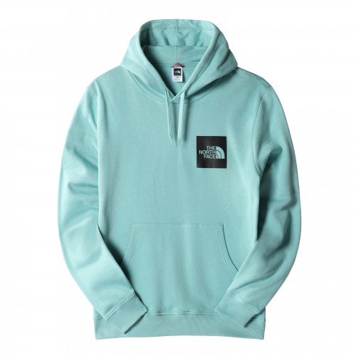 The North Face Fine Hoodie tyrkysová