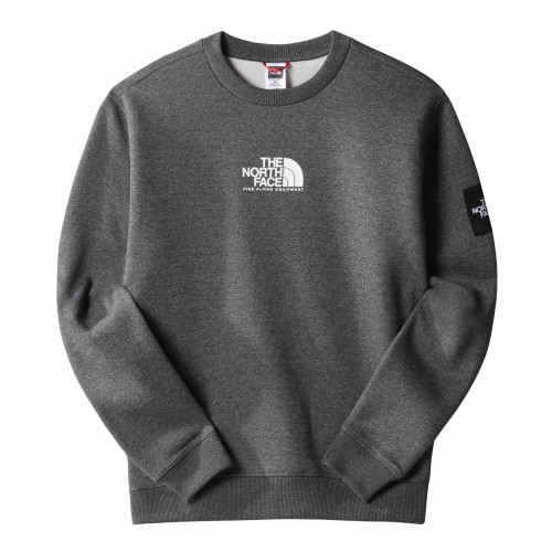The North Face Seasonal Fine Crew šedá 
