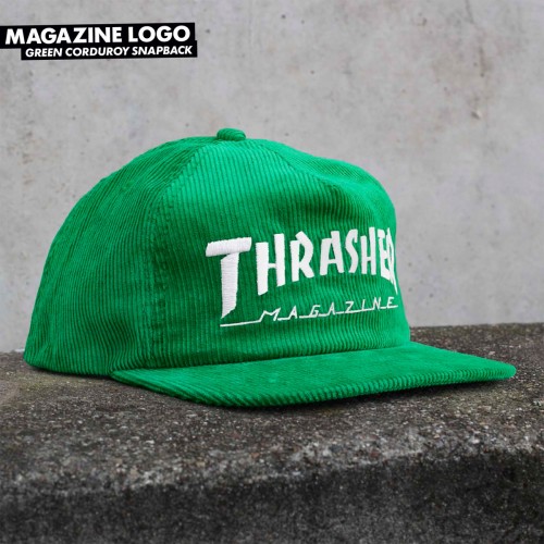 Kšiltovka Thrasher Magazine "manšestr" Green S17