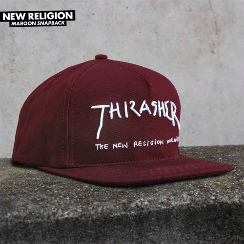 Kšiltovka Thrasher New Religion Maroon S17