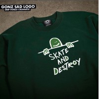 Crewneck Thrasher Gonz SAD Green Holiday 2020