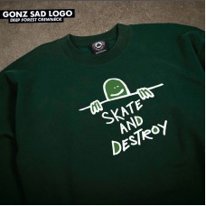 Crewneck Thrasher Gonz SAD Green Holiday 2020