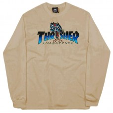 T-Shirt Thrasher Leopard L/S Sand Holiday 2020