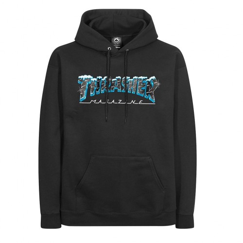 Mikina Thrasher Black Ice Black Holiday 2020