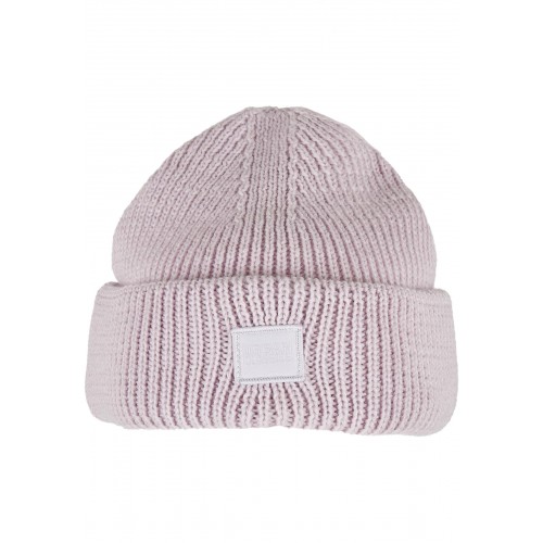 Urban Classics Knitted Wool Beanie světle fialový