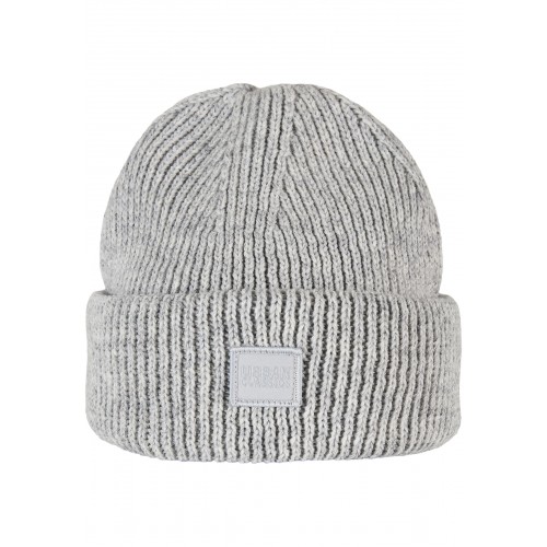 Urban Classics Knitted Wool Beanie šedý