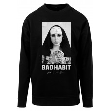 Urban Classics Bad Habit Crewneck black