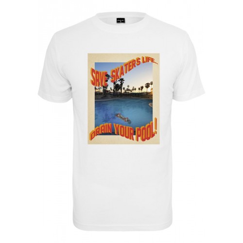 Urban Classics Save Skaters Life Tee white