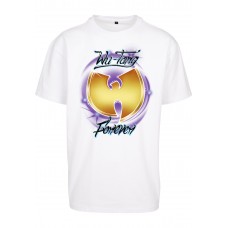 triko Urban Classics Wu-Tang Forever Oversize Tee bílé