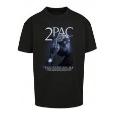 Urban Classics Tupac All F*ck the World 2.0 Oversize Tee černé