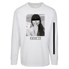 Urban Classics Fuck It LS white