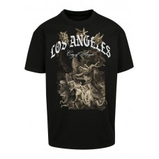 Urban Classics City Of Angels Oversize Tee černé