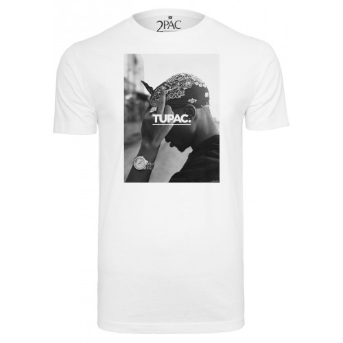 Urban Classics 2Pac F*ck The World Tee bílé