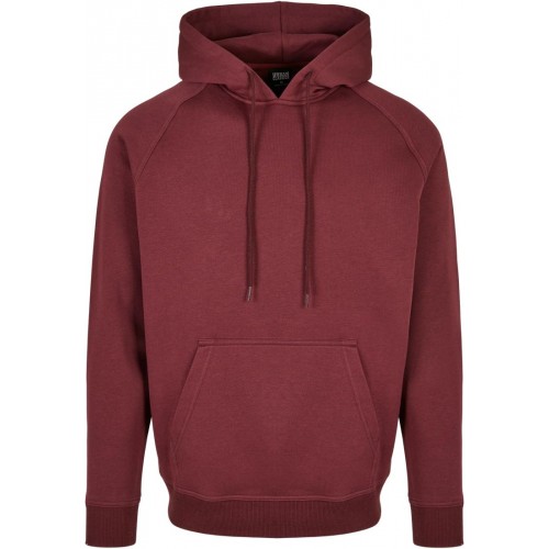 Urban Classics Blank Hoody cherry