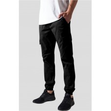 Urban Classics Washed Cargo Twill Jogging Pants black