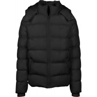 Urban Classics Hooded Puffer Jacket black