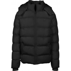 Urban Classics Hooded Puffer Jacket black