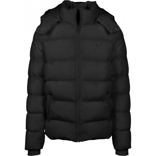 Urban Classics Hooded Puffer Jacket black