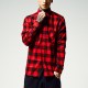 Urban Classics Checked Flanell Shirt black / red