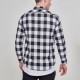 Urban Classics Checked Flanell Shirt černá / bílá