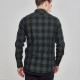 Urban Classics Checked Flanell Shirt černá / tmavě zelená