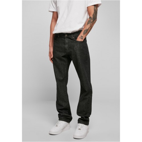 Urban Classics Organic Straight Leg Denim black washed