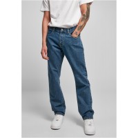 Urban Classics Organic Straight Leg Denim mid indigo washed