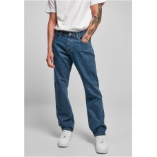 Urban Classics Organic Straight Leg Denim mid indigo washed