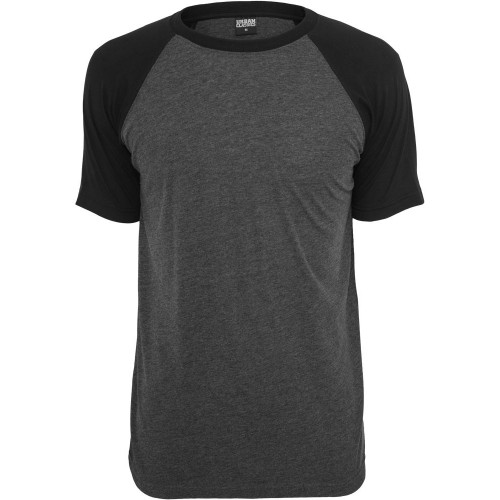 Urban Classics Raglan Contrast Tee grey / black