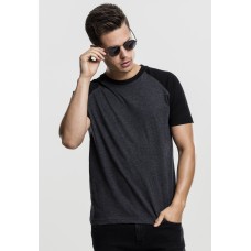 Urban Classics Raglan Contrast Tee tmavě šedé / černé