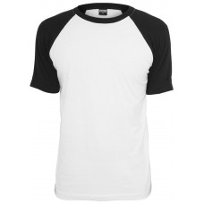 Urban Classics Raglan Contrast Tee bílé / černé