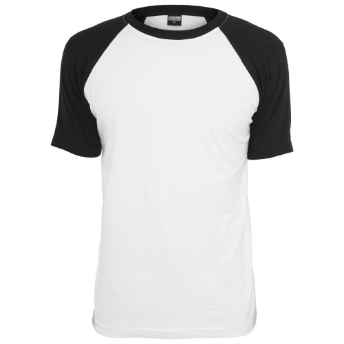 Urban Classics Raglan Contrast Tee bílé / černé