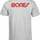 T-Shirt Bones® Bearings Swiss Text - Grey