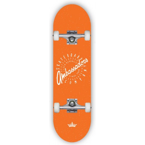 Skateboard Ambassadors Spin Orange 8.0 x Minilogo HW