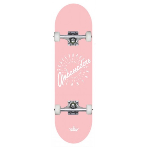 Skateboard Ambassadors Spin Real Pink 7.625 x Minilogo HW