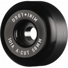 Kolečka Mini Logo A-CUT "2" 58mm X 101 BLACK 2020