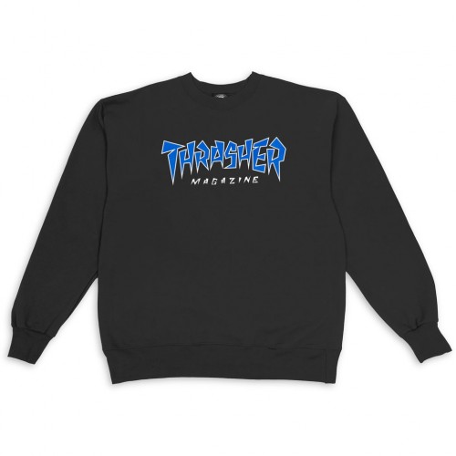 Crewneck Thrasher Jagged black SP22