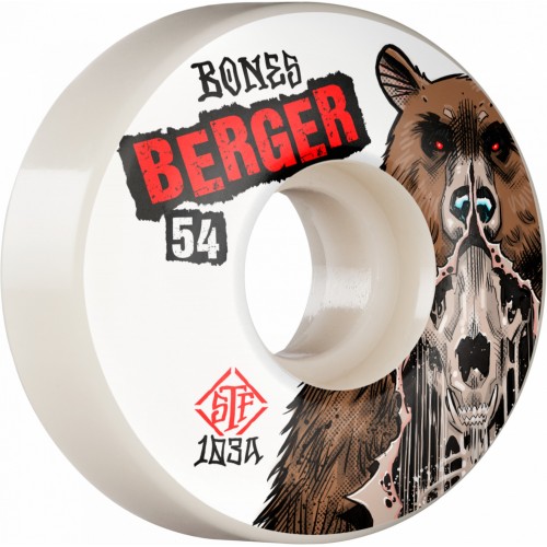 Kolečka BONES PRO STF Berger Skinned 54mm V3 103a