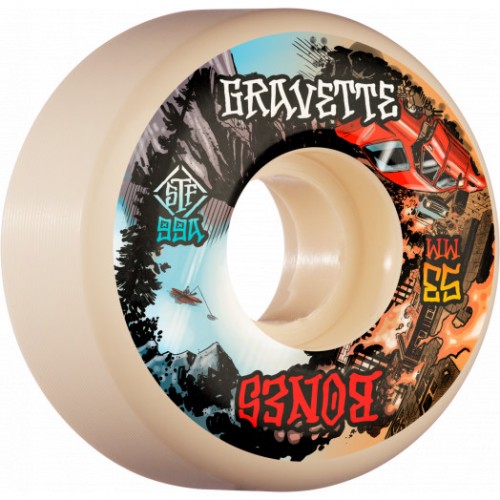 Kolečka BONES Wheels STF PRO Gravette Heaven & Hell 53mm 99A V2
