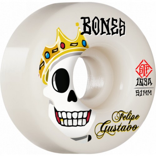 Kolečka BONES Wheels STF PRO Gustavo Notorious 51mm 103A V1