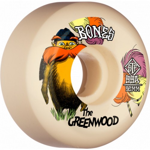 Kolečka BONES Wheels STF PRO Greenwood 52mm V5 99A