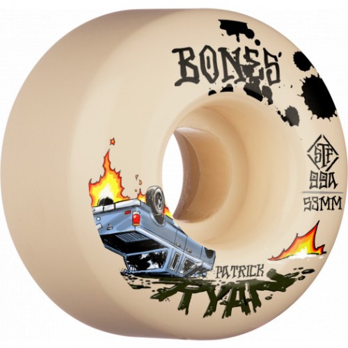 Kolečka BONES Wheels STF PRO Ryan Crash & Burn 53mm 99A V4