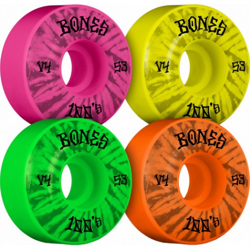 Kolečka BONES OG 100's Party Pack 53mm V4