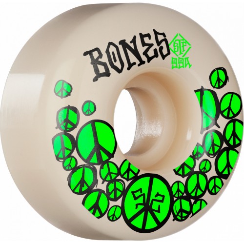 Kolečka BONES STF Peace V1 99A (52,53,54mm)