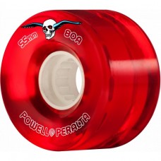 Powell Peralta H2 CLEAR CRUISER 55MM 80A RED 4PK