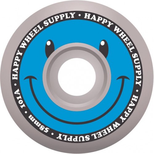 Kolečka HAPPY WHEELS Big Face 58mm 101a Blue